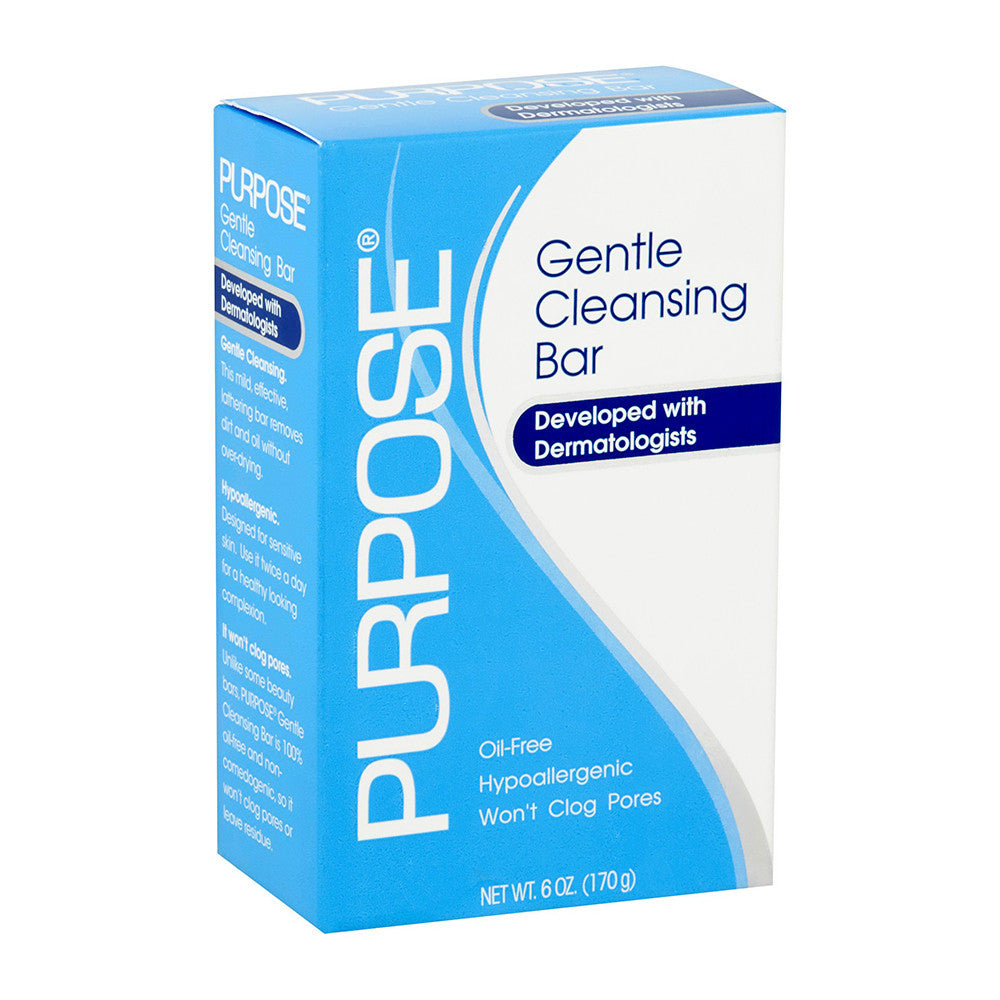 Purpose Gentle Cleansing Bar Soap, Oil Free And Hypoallergenic - 6 Oz