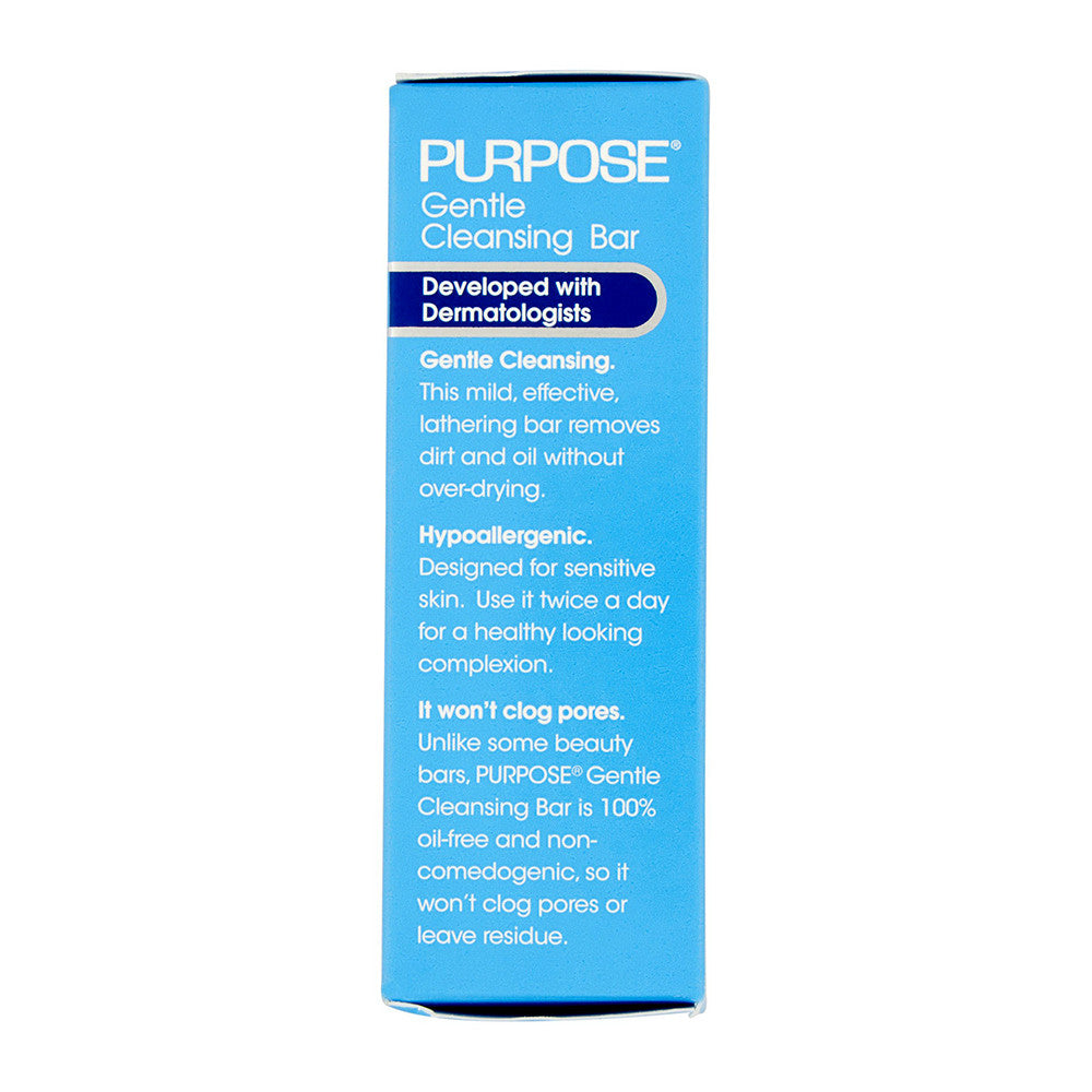 Purpose Gentle Cleansing Bar Soap, Oil Free And Hypoallergenic - 6 Oz
