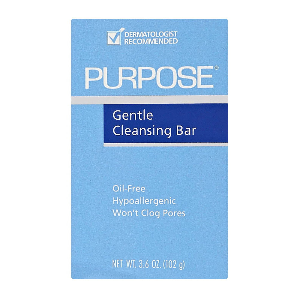 Purpose Gentle Cleansing Bar Soap, Oil Free And Hypoallergenic, 3.6 Oz