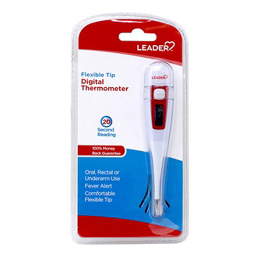 Leader Flexible Tip Digital Thermometer in 20 Second Reading, 1 Ea