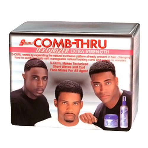 Lusters S-Curl Comb Thru Texturizer Extra Strength Hair Kit - 4 Oz