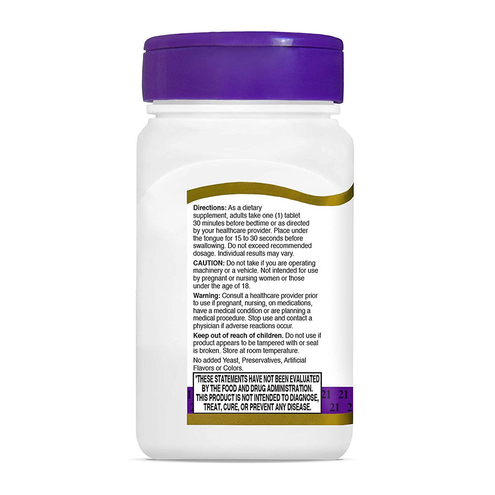 21st Century Melatonin Quick Dissolve 10 mg Tablets, Cherry, 120 Ea