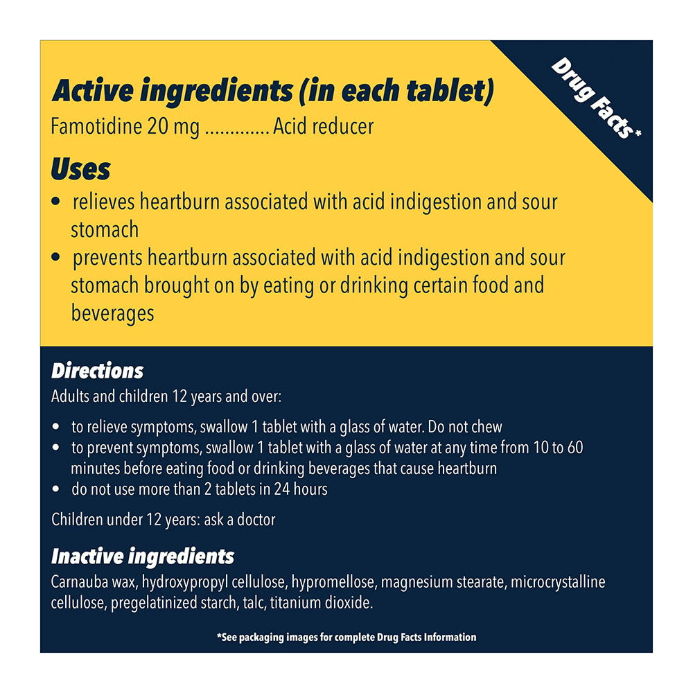 Pepcid Ac Maximum Strength Acid Reducer, Famotidine Tablets - 8 Ea