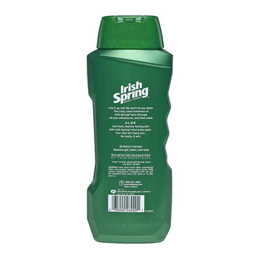 Irish Spring Body Wash Aloe 24 Hour Fresh, 18 Oz