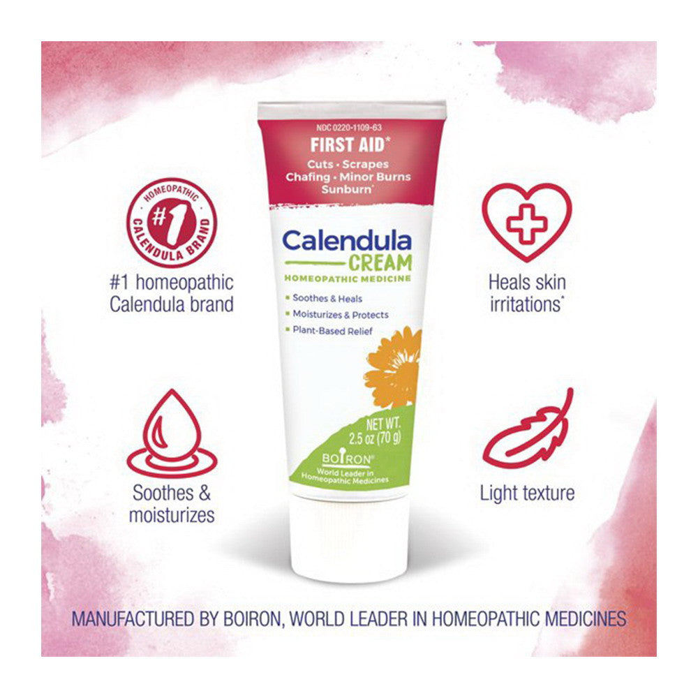 Boiron Calendula First Aid Cream, Homeopathic Medicine - 2.5 Oz