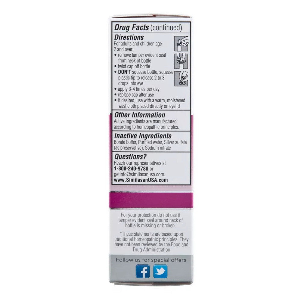 Similasan Healthy Relief Stye Eye Relief Drops, 0.33 Oz