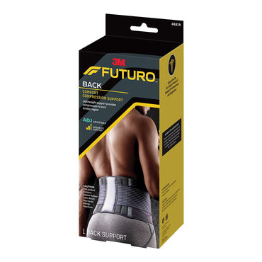 Futuro Comfort Compression Back Support, Adjustable, 1 Ea