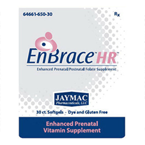 Enbrace HR Enhanced Prenatal/Postnatal Folate Vitamin Supplement Soft Gels - 30 ea