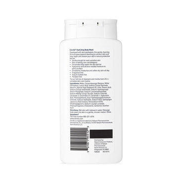 Cerave Hydrating Body Wash For Normal To Dry Skin, 10 oz