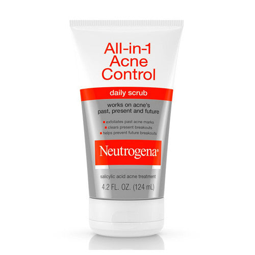 Neutrogena All-In-1 Acne Control Daily Scrub - 4.2 Oz