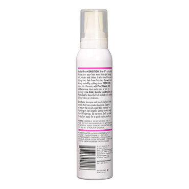 Condition 3-In-1 Extra Hold Hair Mousse, 6 Oz