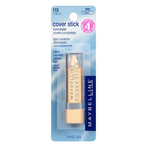 Maybelline Cover Stick Corrector Concealer, Ivory / Light-2 - 1 Ea