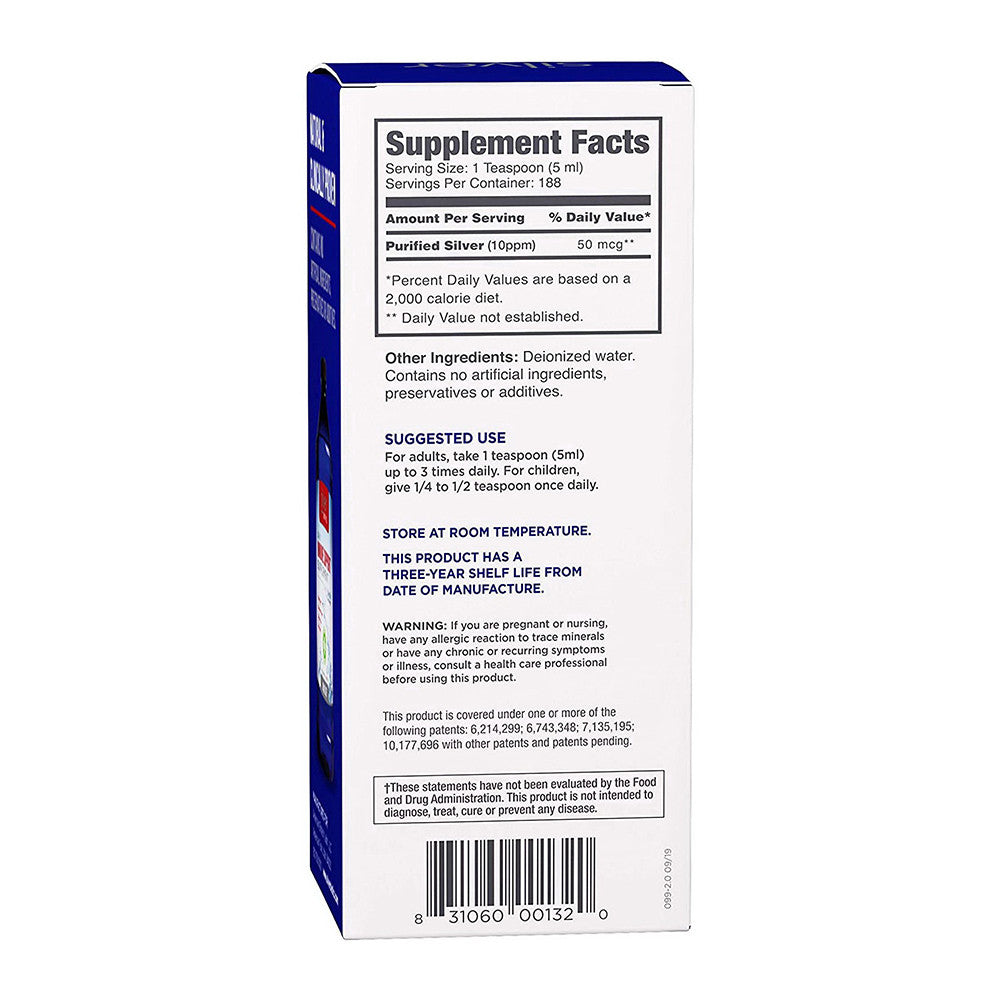 American Biotech Labs Silver Biotics, Daily Immune Support Liquid Supplement, 32 Oz