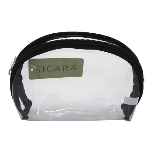 Sicara Clear Cosmetic Bag Oval Purse, 1 Ea