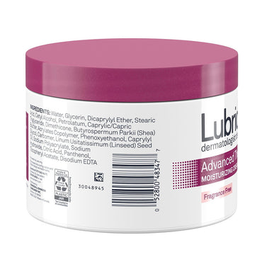Lubriderm Advanced Therapy Fragrance Free Cream, Vitamin E, 16 Oz