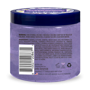 Dr Teal's Shea Sugar Sleep Body Scrub Melatonin with Essential Oils, 19 Oz