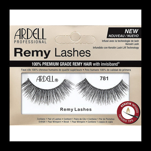 Ardell Remy Lashes 781 Keratin Infused Black Eyelashes, 1 Pair