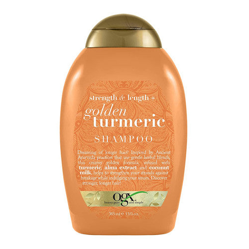 Ogx Strength & Length + Golden Turmeric Shampoo, 13 Oz