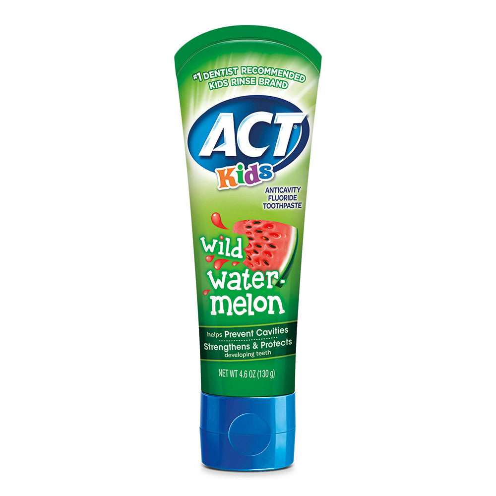 Act Kids Anticavity Fluoride Toothpaste Wild Watermelon, 4.6 Oz