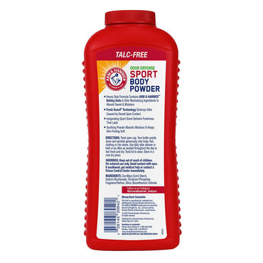 Arm and Hammer Sport Body Powder, 12 Oz