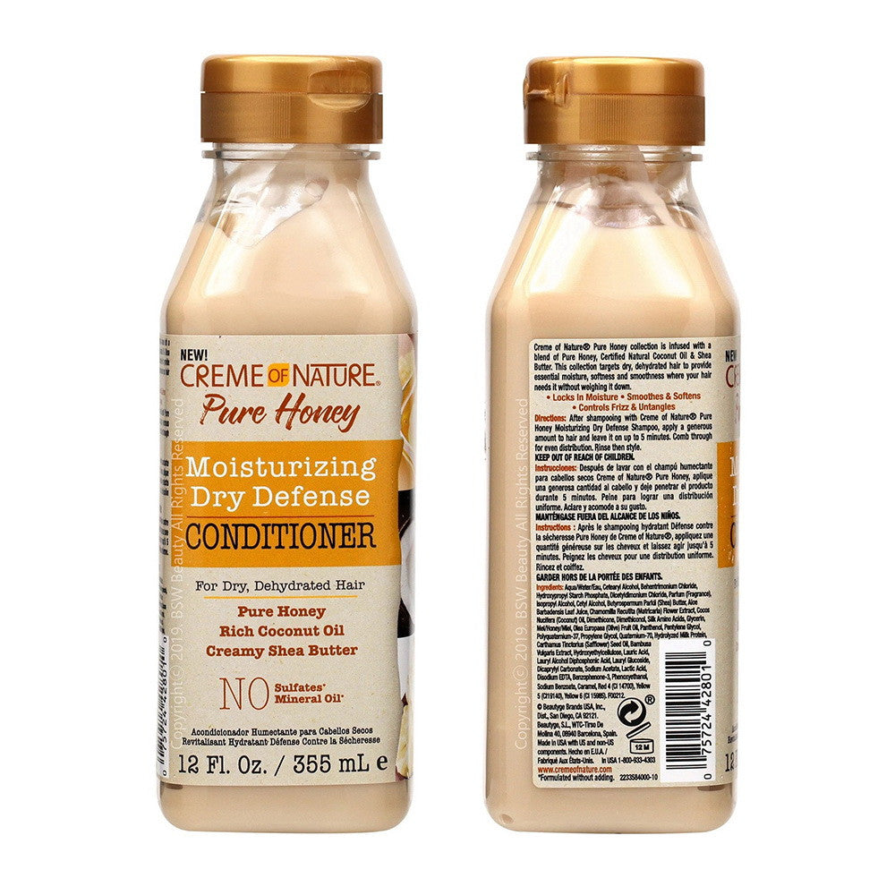 Creme Of Nature Moisturizing Dry Defense Conditioner, 12 Oz