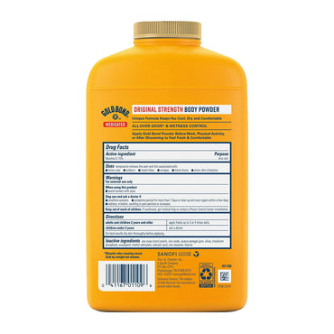 Gold Bond Medicated Original Strength Body Powder, 10 Oz