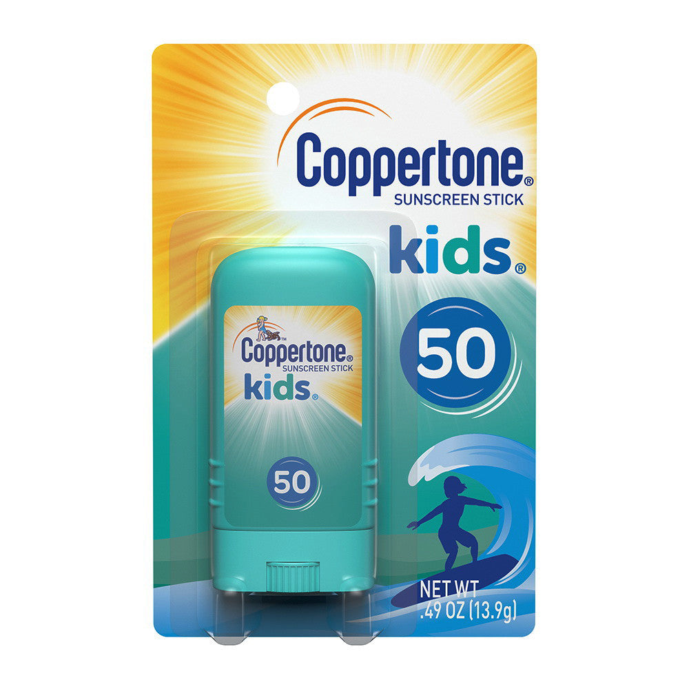 Coppertone Kids Sunscreen Stick Broad Spectrum SPF 50, 0.46 Oz