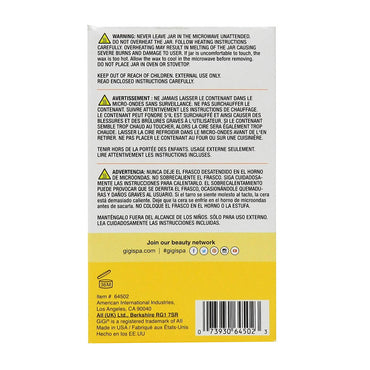 Gigi Microwave Wax Essentials All Purpose Formula Kit, 8 Oz