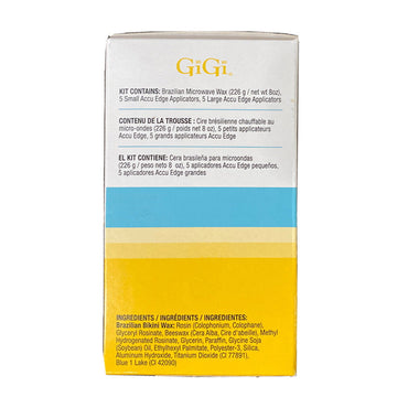 Gigi Brazilian Microwave Hair Removal Wax with Applicators, 1 Ea