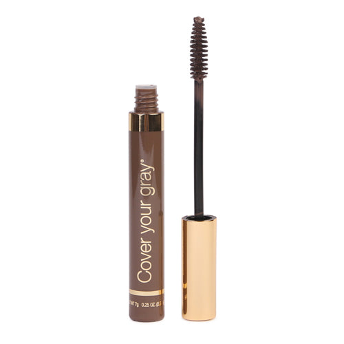 Cover Your Gray Brush In Wand Medium Brown for Instant Gray Hair Touch Up 0.25Oz (7g)