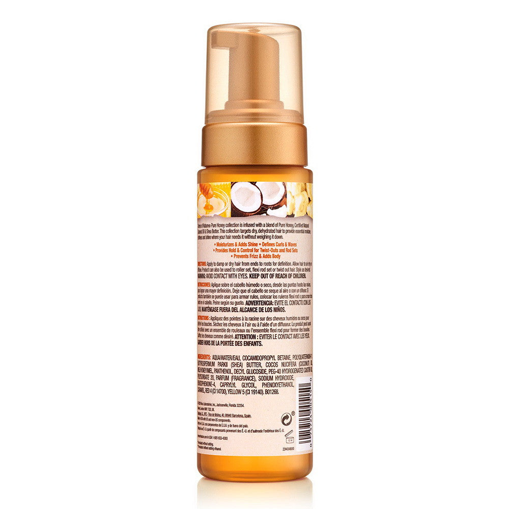 Creme of Nature Pure Honey Moisture & Twist Curling Mousse, 7 Oz
