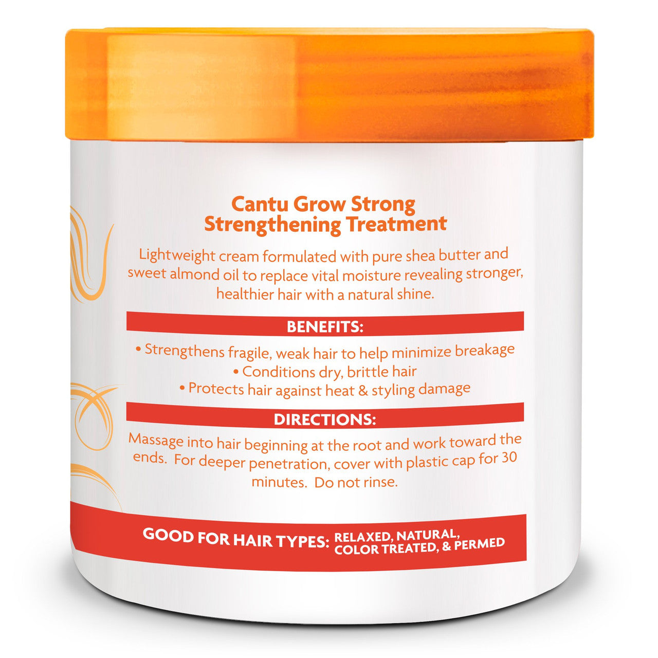 Cantu Shea Butter Grow Strong Strengthening Treatment, 6 Oz