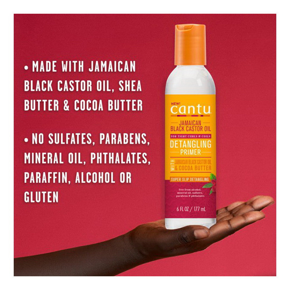 Cantu Jamaican Black Castor Oil Detangling Primer, 6 Oz