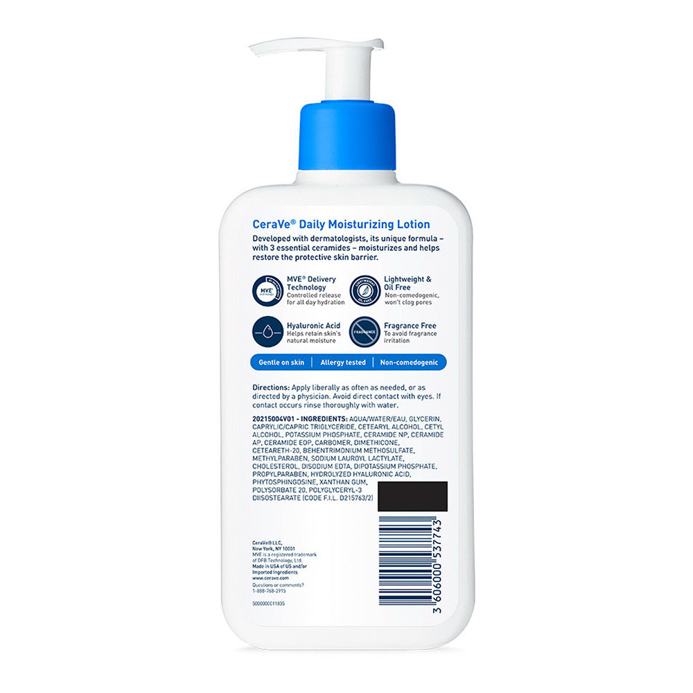 CeraVe Daily Moisturizing Lotion for Normal to Dry Skin, 12 Oz