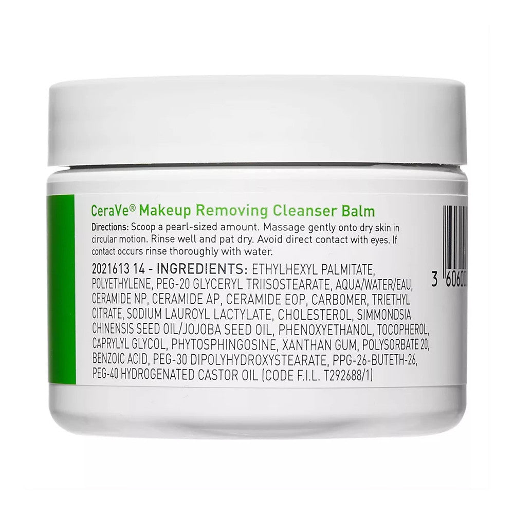 CeraVe Hydrating Makeup Cleansing Balm Travel Size, 1.3 Oz