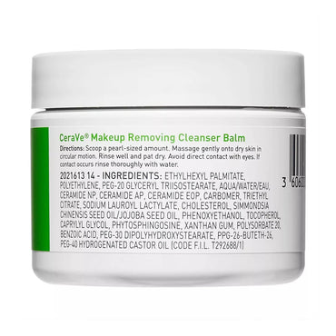 CeraVe Hydrating Makeup Cleansing Balm Travel Size, 1.3 Oz