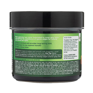 Ors Olive Oil Edge Filler Hair Wax Black, 4.9 Oz
