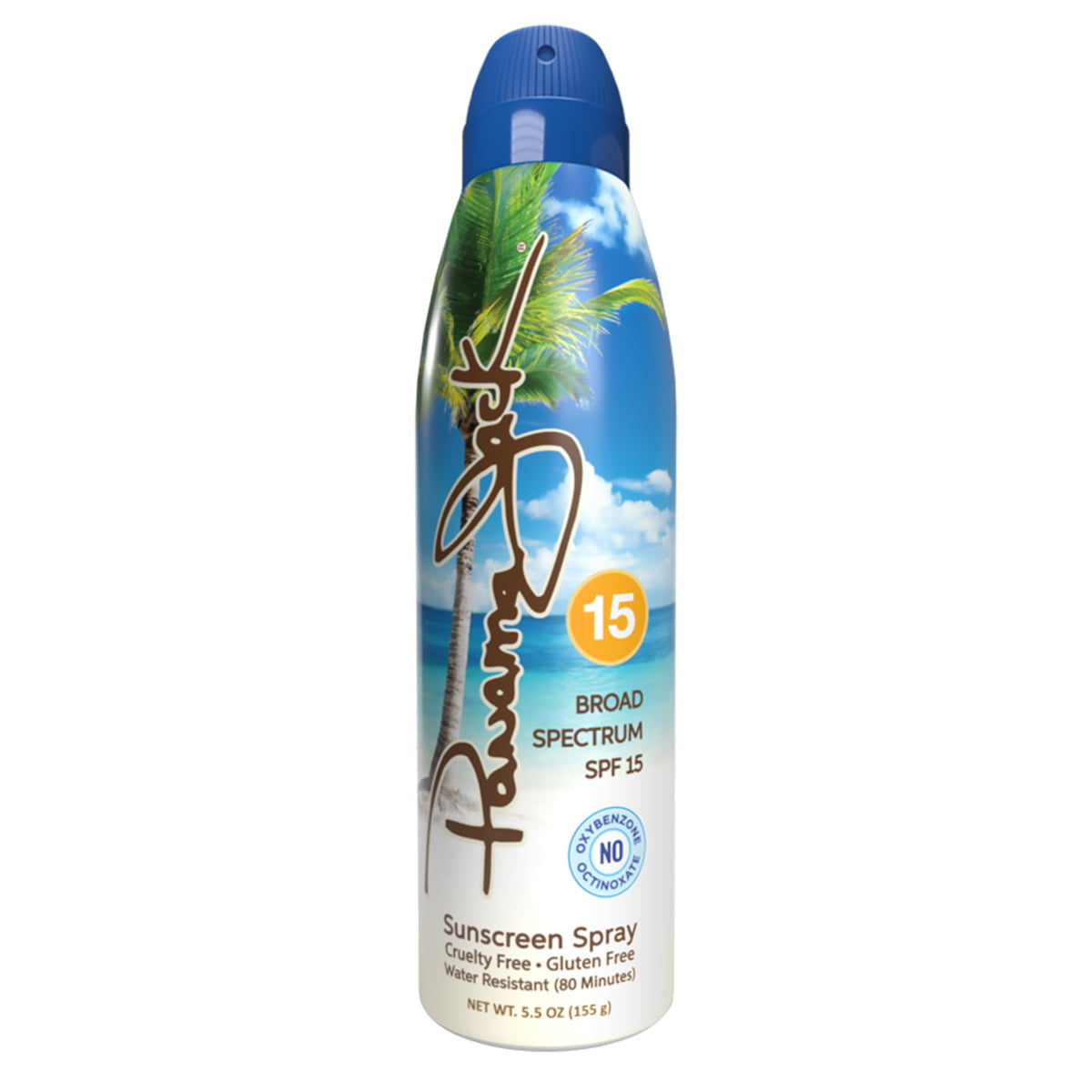 Panama Jack Continuous SPF 15 Sunscreen Spray, 5.5 Oz