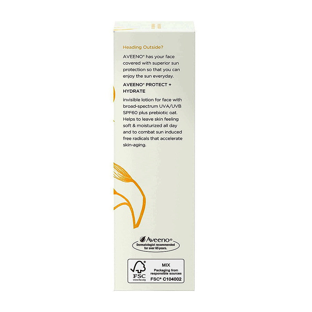 Aveeno Protect + Hydrate Face Sunscreen Lotion for Face With SPF 60, 2 Oz