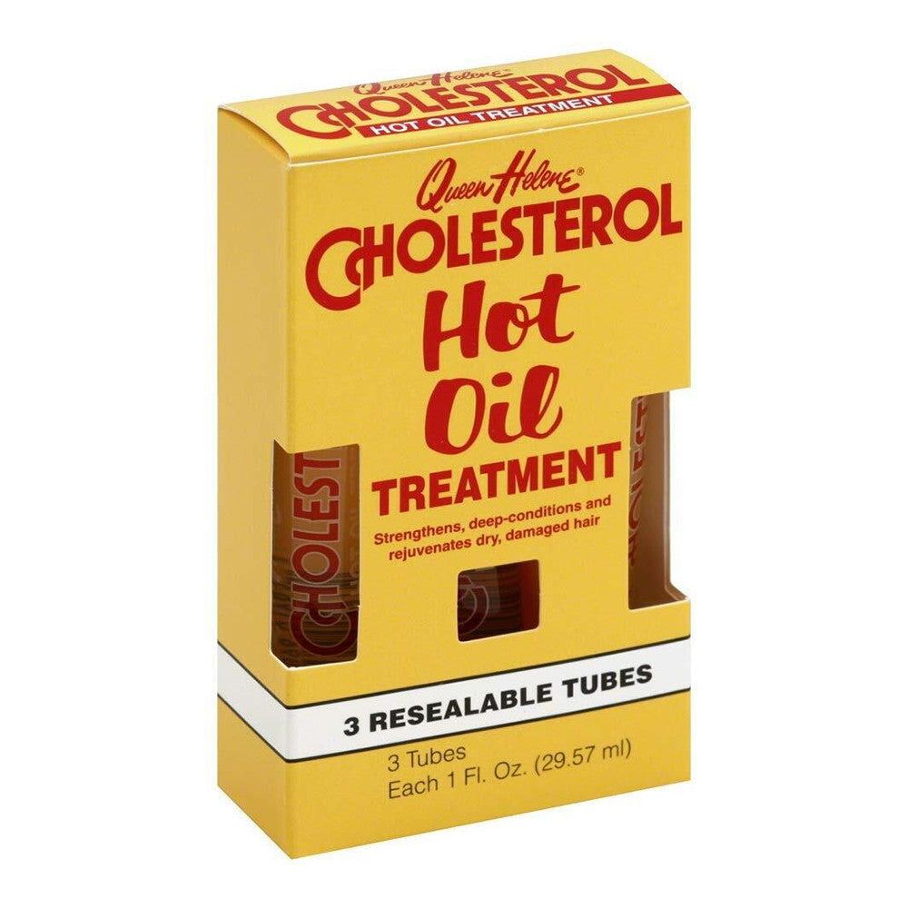 Queen Helene Cholesterol Repairing Moisturizing Hot Oil Hair Treatment 3 Piece, 1 Oz