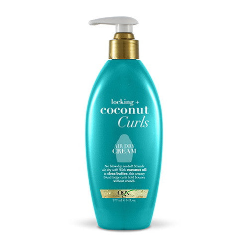 Ogx Locking Plus Coconut Curls Air Dry Hair Cream, 6 Oz