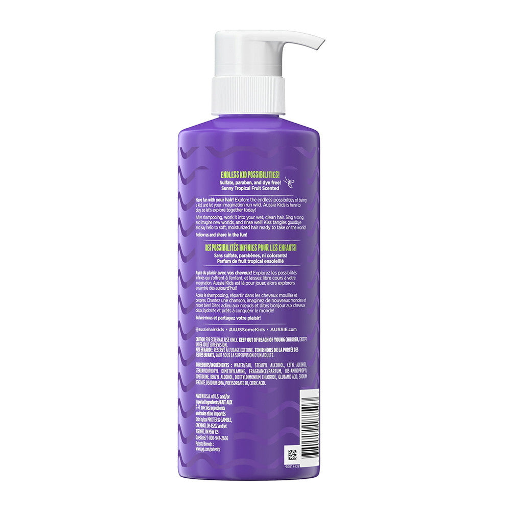 Aussie Kids Conditioner Moisturizes Hair Sulfate Free, 16 Oz