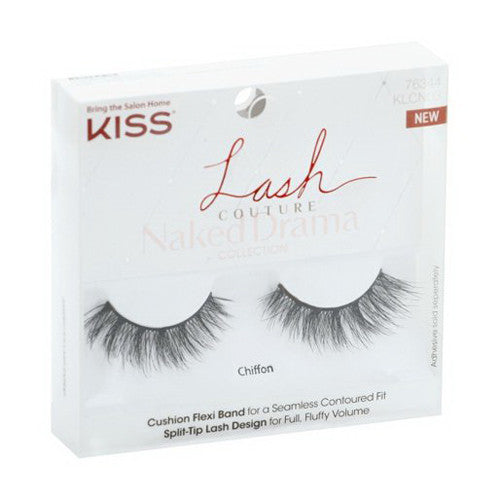 Kiss Eyelashes Couture Naked Drama, Chiffon, 1 Pair