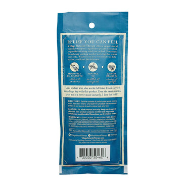 Village Naturals Therapy Aches and Pains Tension Relief Mineral Bath Soak, 2 Oz