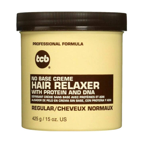 Tcb Hair Relaxer No Base Creme, Regular Jar, 15 Oz
