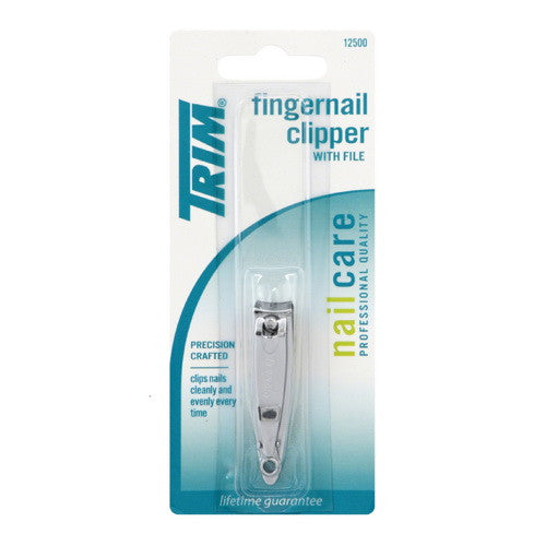 Trim Nailcare Fingernail Clipper with File, 1 Ea