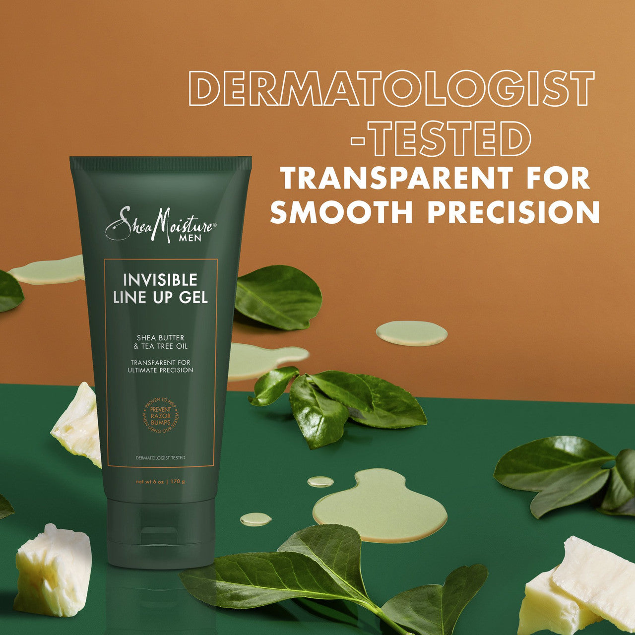Shea Butter and Tea Tree Oil Invisible Line Up Gel, 6 Oz