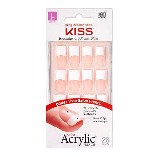 Kiss Revolutionary French Nails, Salon Acrylic, 28 Ea