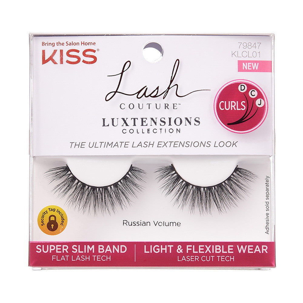 Kiss Lash Couture LuXtensions Russian Volume, Strip 01, 1 Ea