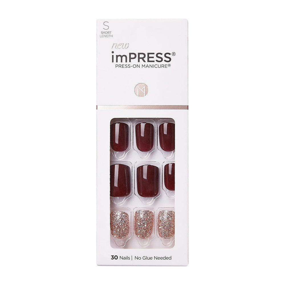Kiss imPRESS Press on Manicure Fake Nails No Other, 30 Ct